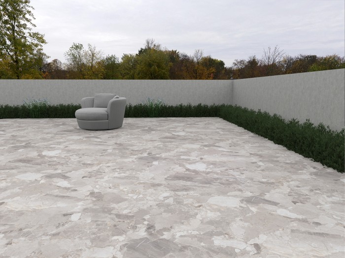 PEBBLE SILVER tile