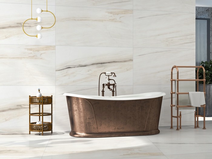 PM LASSA PEARL WHITE tile
