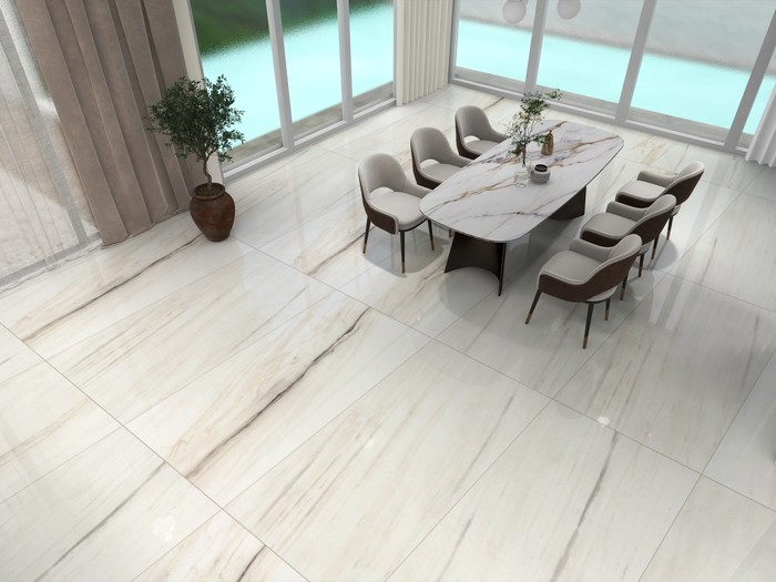 IC LASSA PEARL WHITE tile