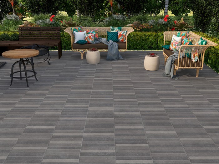 TERRA METIC NERO DECOR tile