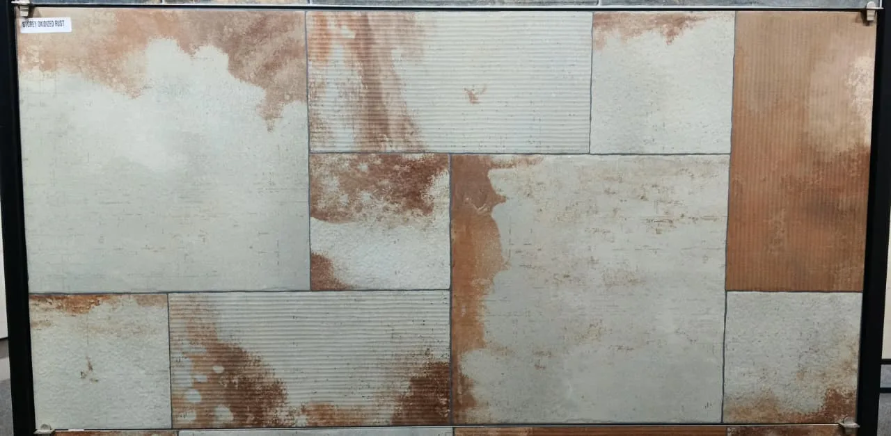 STOREY_OXIDIZED RUST In a room